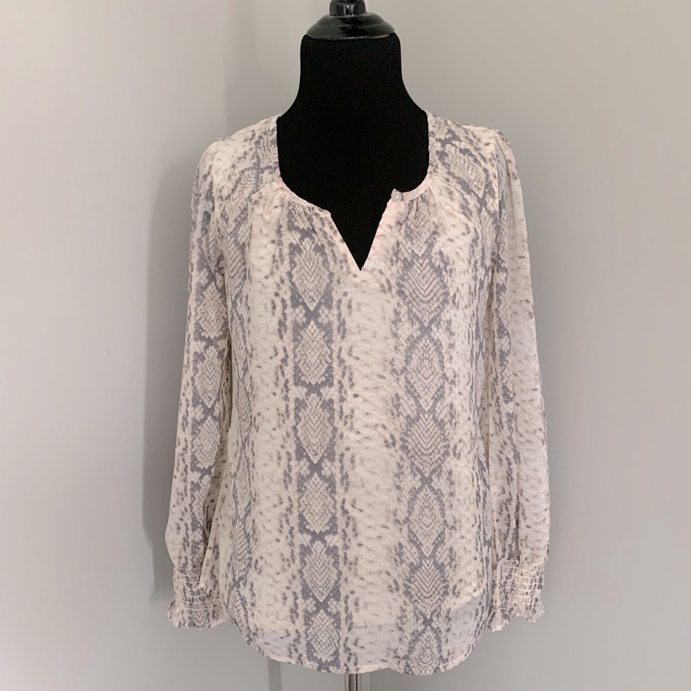NWT Snake Print Blouse